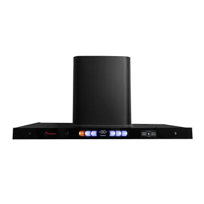 Choice Appliances  T shape Premium Tach hand sensor Curved Glass Kitchen Range Hood (Chimney)