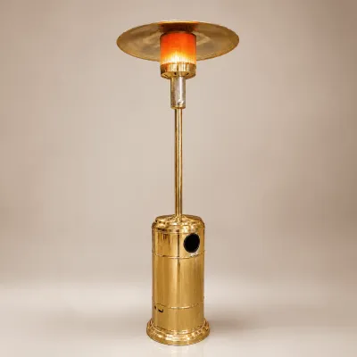 Golden steel Umbrella Style Outdoor Gas Patio Heater