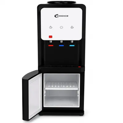 Choice Appliances Floor-Standing Water Dispenser with Built-In Mini Refrigerator