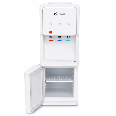 Choice Appliances Floor-Standing Water Dispenser with Built-In Mini Refrigerator