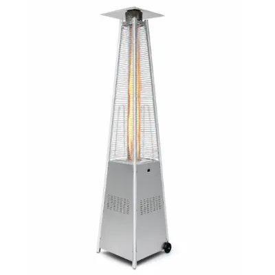 Pyramid-Style Glass Tube Outdoor Gas Patio Heater