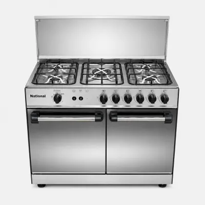 Automatic National Premium Markrey Galass 5-Burner Double-Door Cooking Range with Oven & Grill