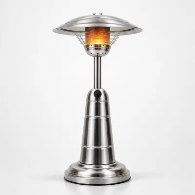 Umbrella-Style Stainless Steel Tabletop Mini Gas Patio Heater